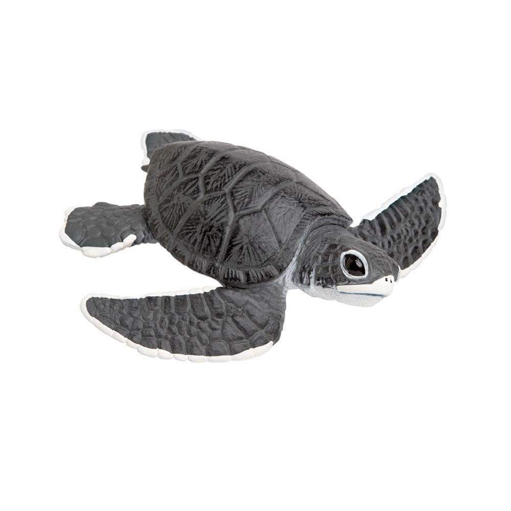 Figura Animales Tortuga Marina Bebe Pintado a Mano