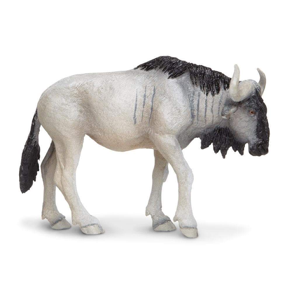 Figura Animales Ñu Azul Pintado a Mano