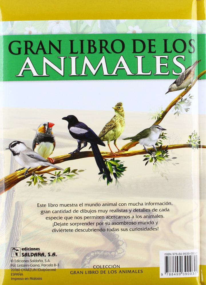 Libro Infantil EL Gran Libro De Los Animales