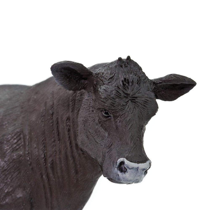 Figura Animales Vaca Angus Pintado a Mano