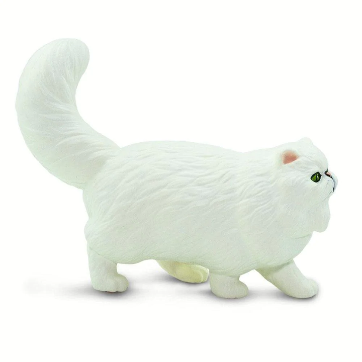 Figura Animales Gato Persa Pintado a Mano