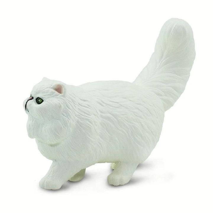 Figura Animales Gato Persa Pintado a Mano