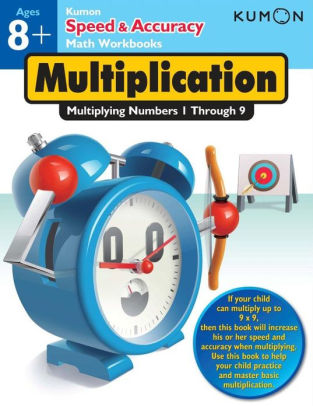 Libro didáctico kumon  Multiplication para niños niñas