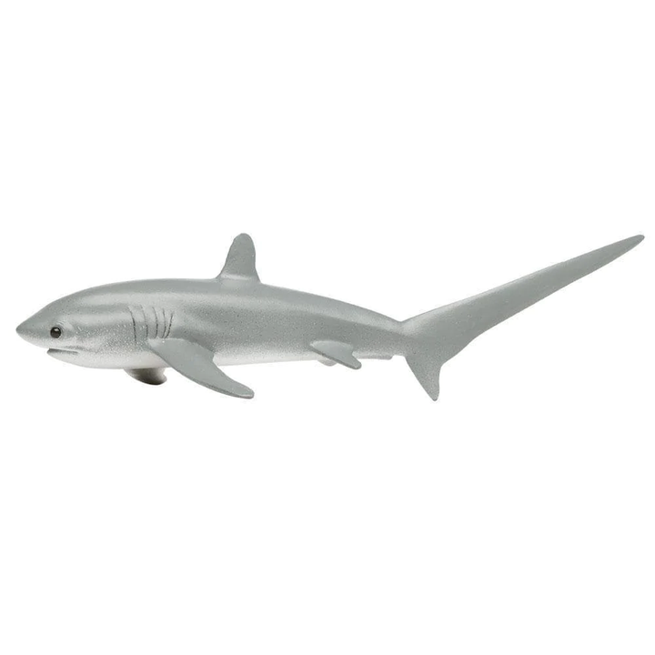Figura Animales Tiburon Zorro Pintado a Mano