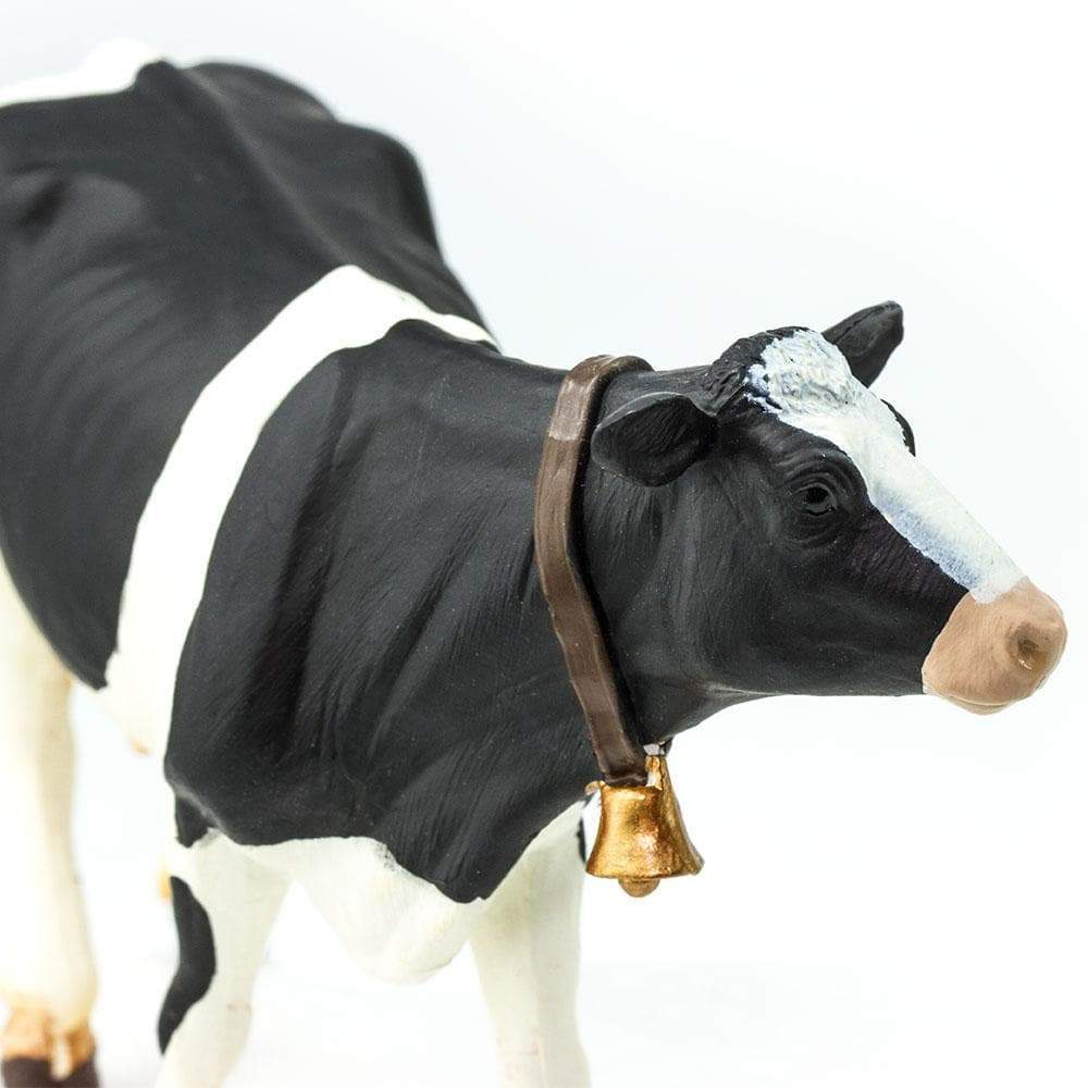 Figura Animales Vaca Holstein Pintado a Mano
