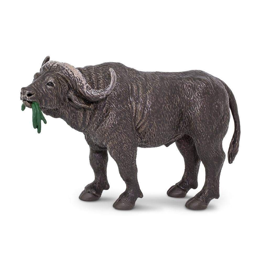 Figura Animales Bufalo Del Cabo Pintado a Mano