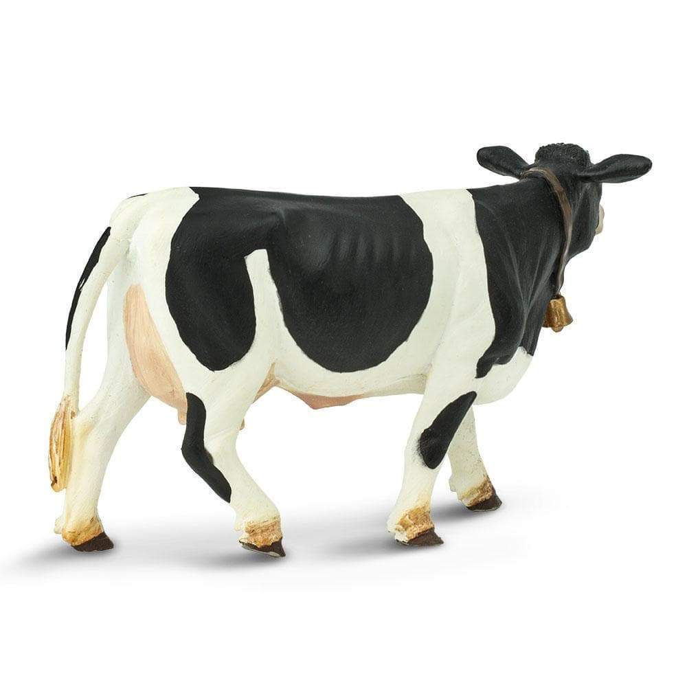 Figura Animales Vaca Holstein Pintado a Mano
