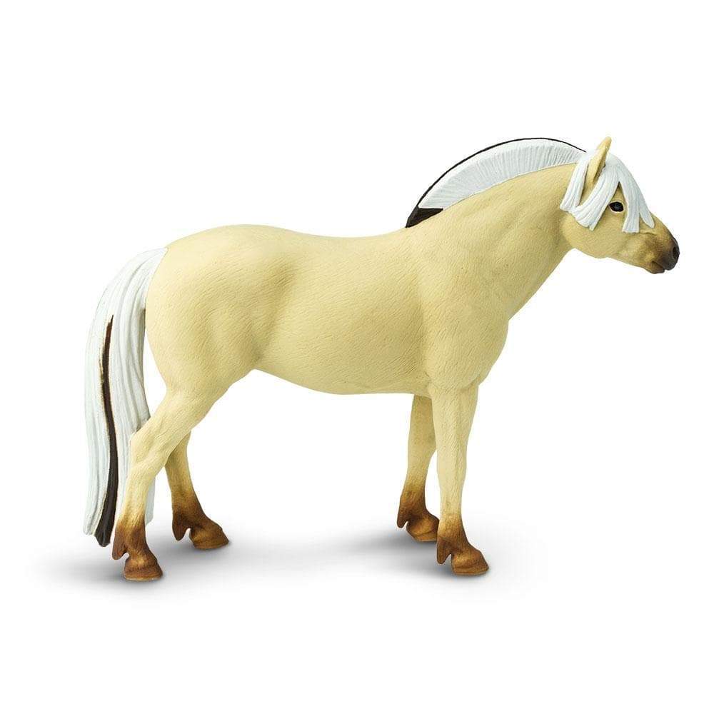 Figura Animales Caballo Fjord Pintado a Mano