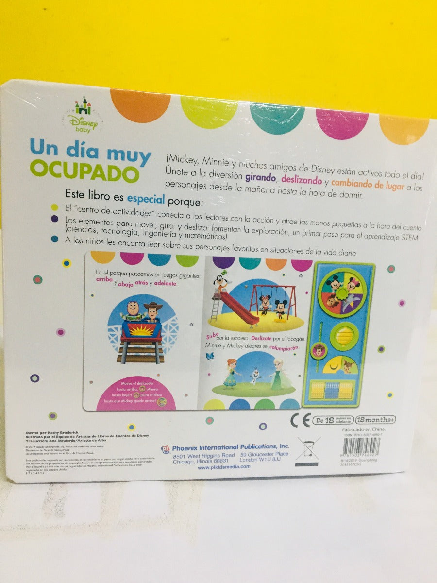 Libro Infantil Disney Baby Un Día Muy Ocupado