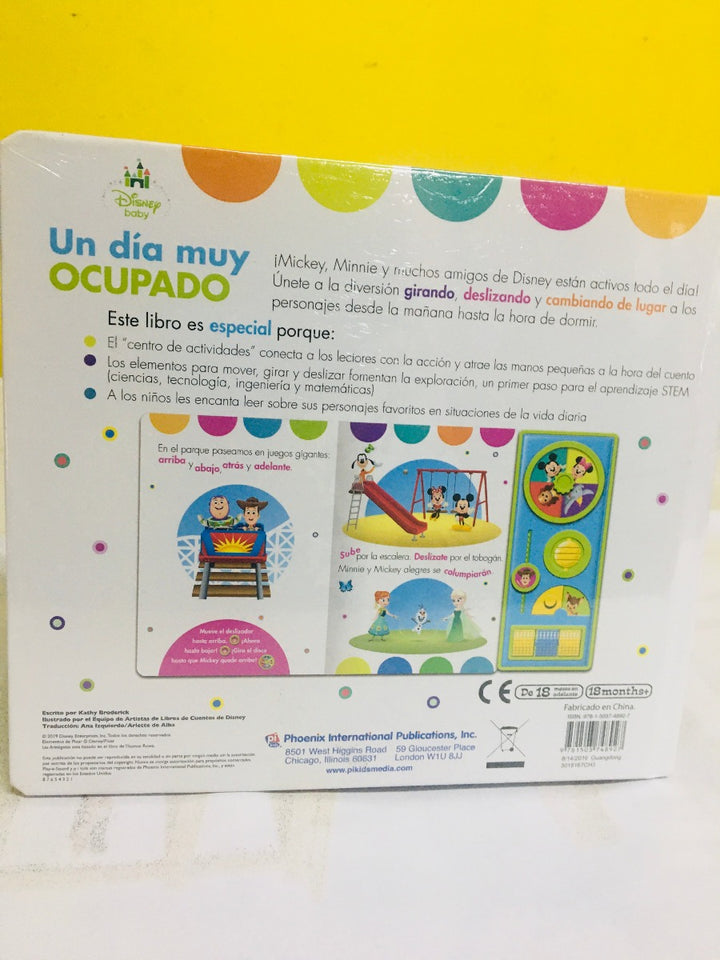 Libro Infantil Disney Baby Un Día Muy Ocupado