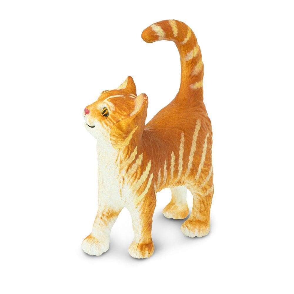 Figura Animales Gato Tigre Pintado a Mano
