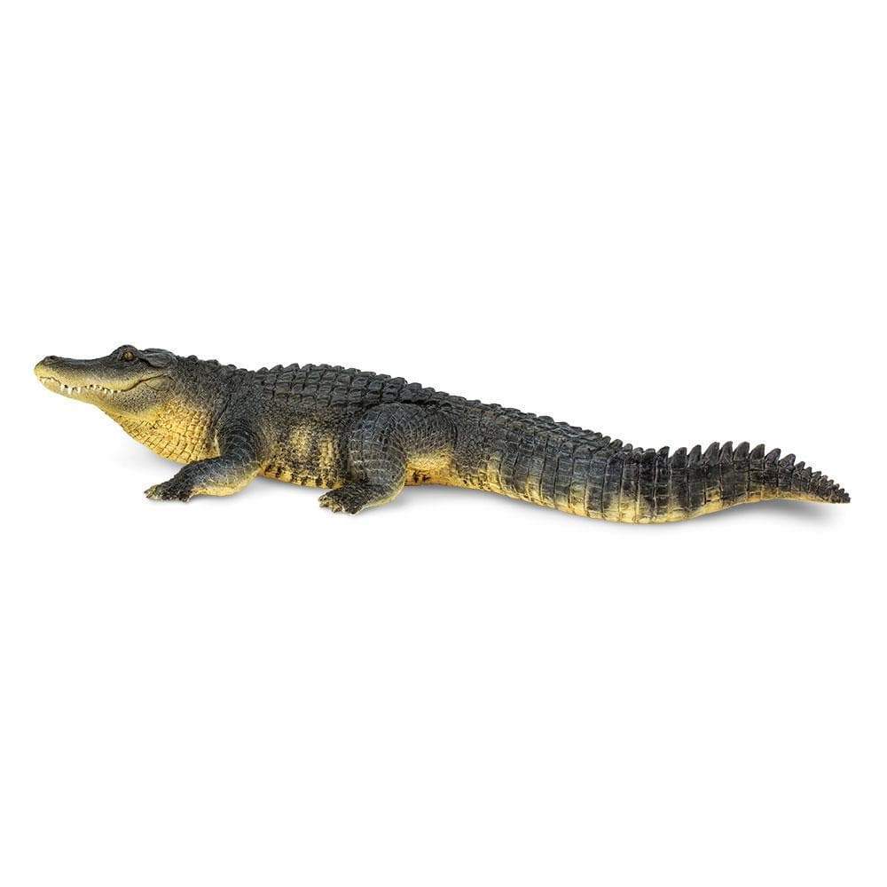 Figura Animales Caiman Pintado a Mano