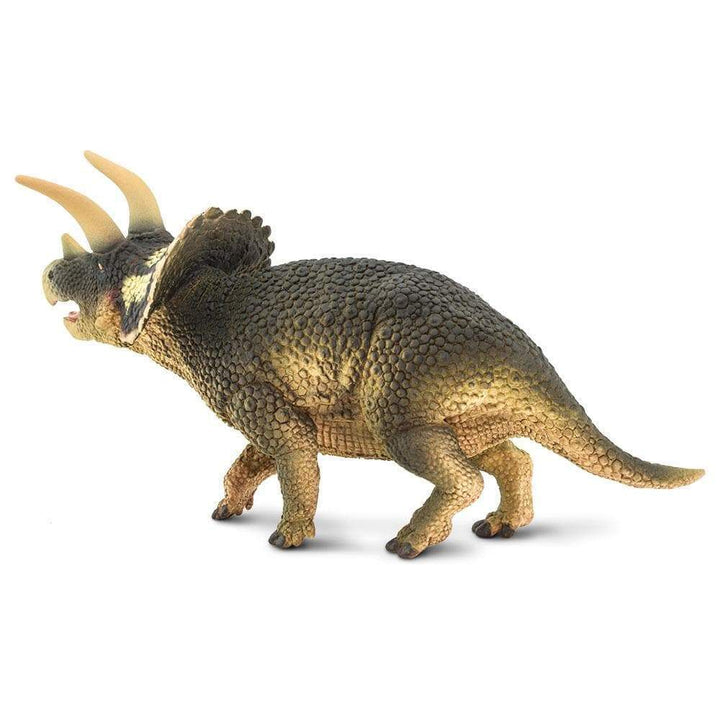 Figura Dinosaurio Triceratops Pintado a Mano
