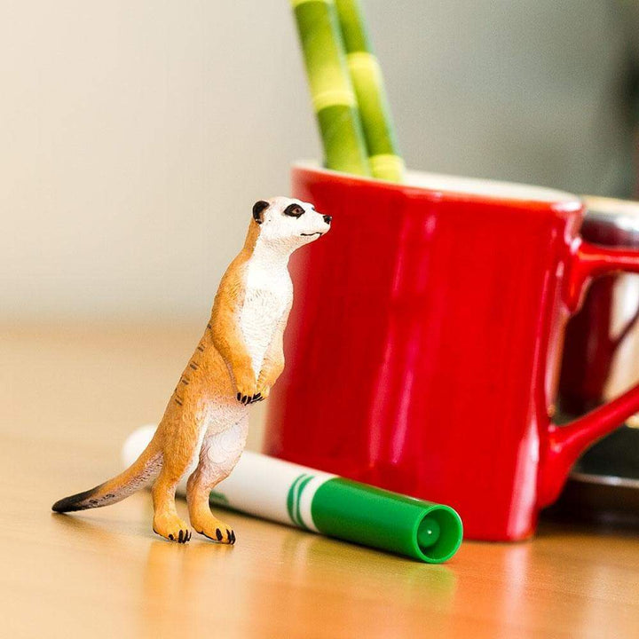 Figura Animales Suricato Pintado a Mano