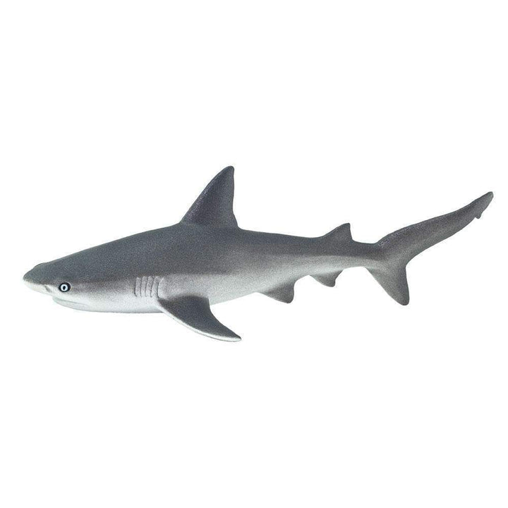 Figura Animales Tiburon Gris Pintado a Mano