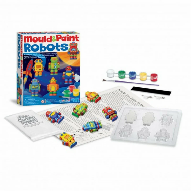 Manualidades : Moldea y pinta: Robots