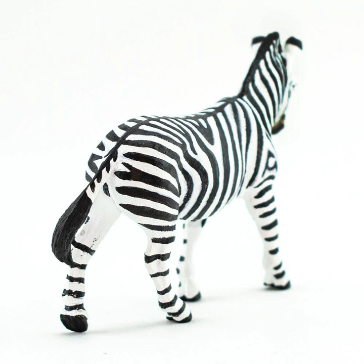 Figura Animales Cebra Pintado a Mano