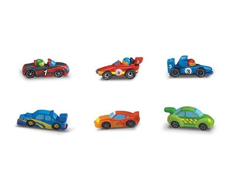 Moldea y pinta: Carros de carreras