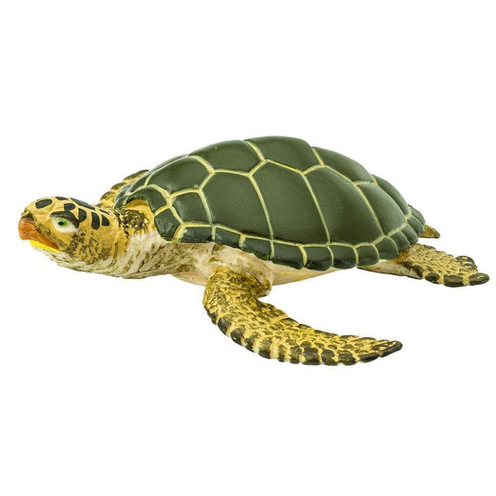 Figura Animales Tortuga Marina Verde Pintado a Mano