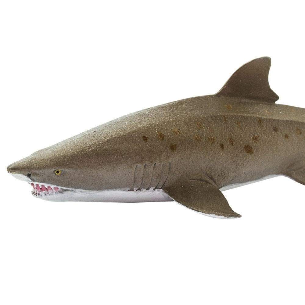 Figura Animales Tiburon Tigre Pintado a Mano