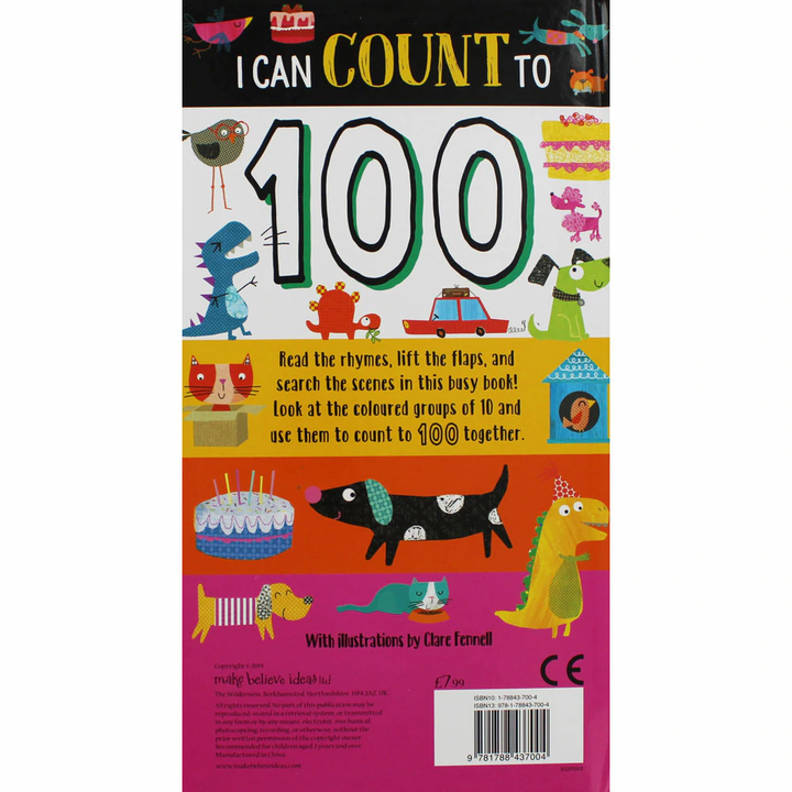 Libro Infantil I Can Count To 100