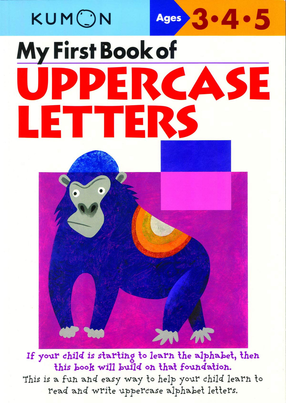 Libro Kumon My First Book Of Uppercase Letters para niños