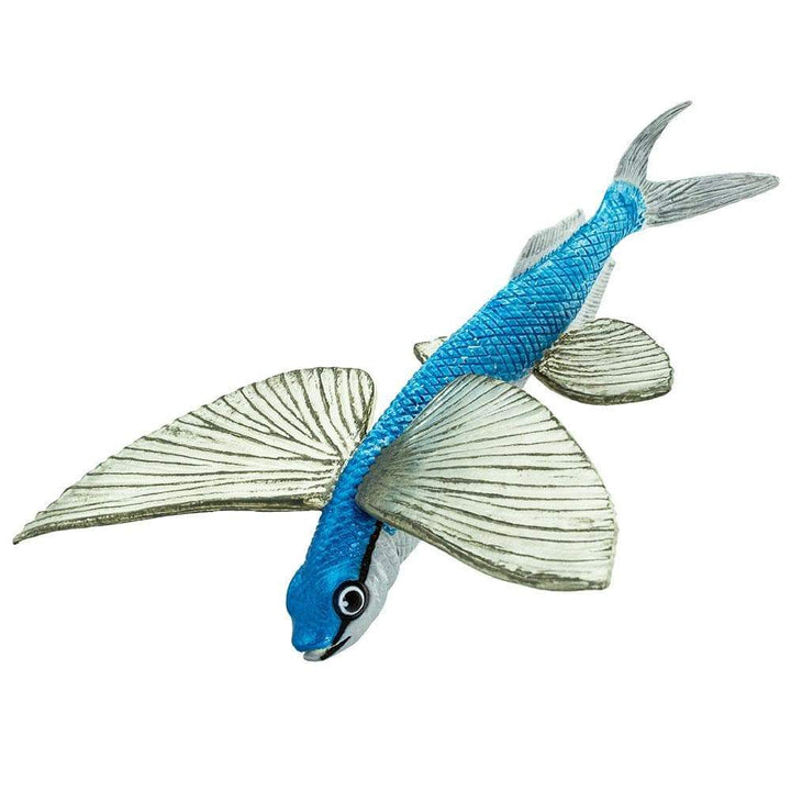 Figura Animales Pez Volador Pintado a Mano