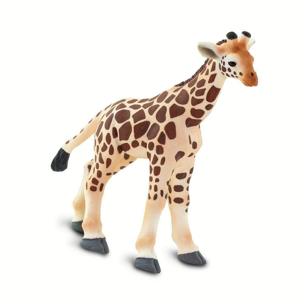 Figura Animales Jirafa Bebe Pintado a Mano