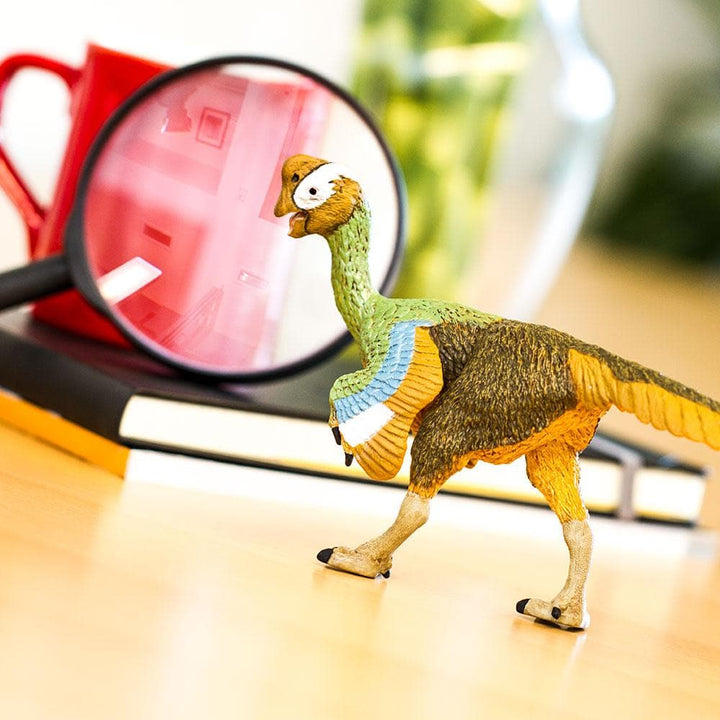 Figura Dinosaurio Citipati Pintado a Mano