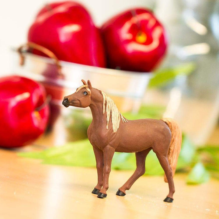 Figura Animales Yegua Arabe Pintado a Mano