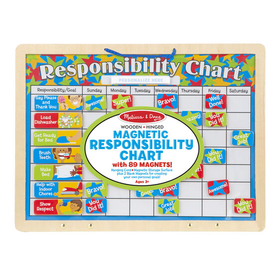 Tablero De Responsabilidades Magnético