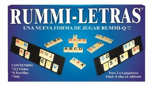 Juego De Mesa Rummi-Letras