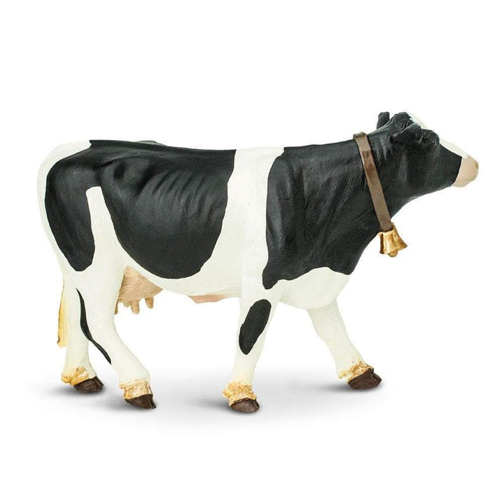 Figura Animales Vaca Holstein Pintado a Mano
