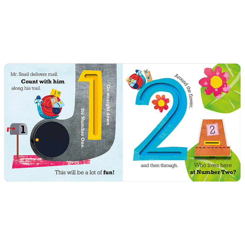 Libro Infantil Mr. snails counting trails