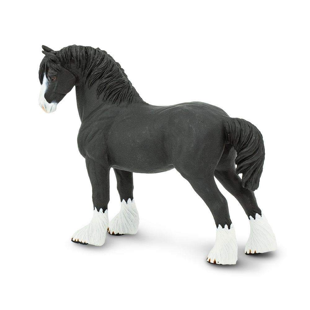 Figura Animales Caballo Shire Stallion Pintado a Mano