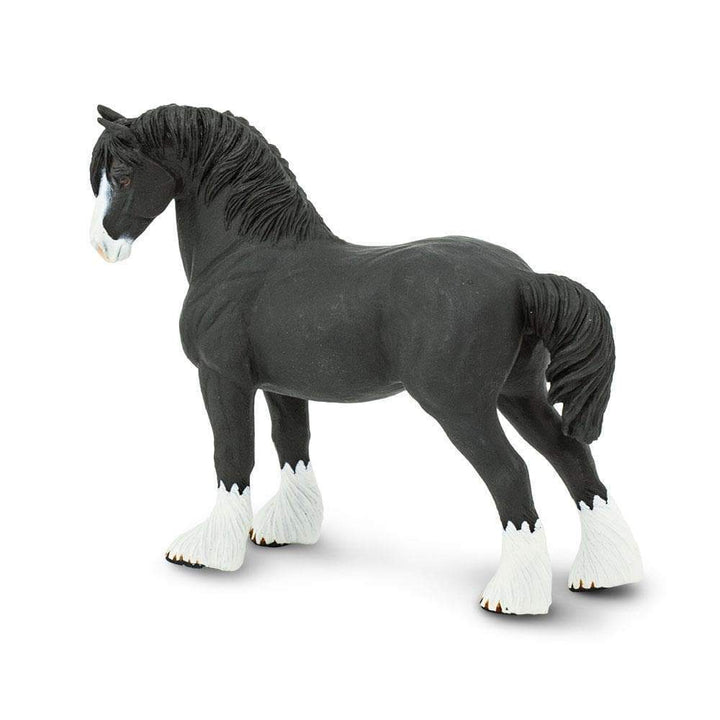 Figura Animales Caballo Shire Stallion Pintado a Mano