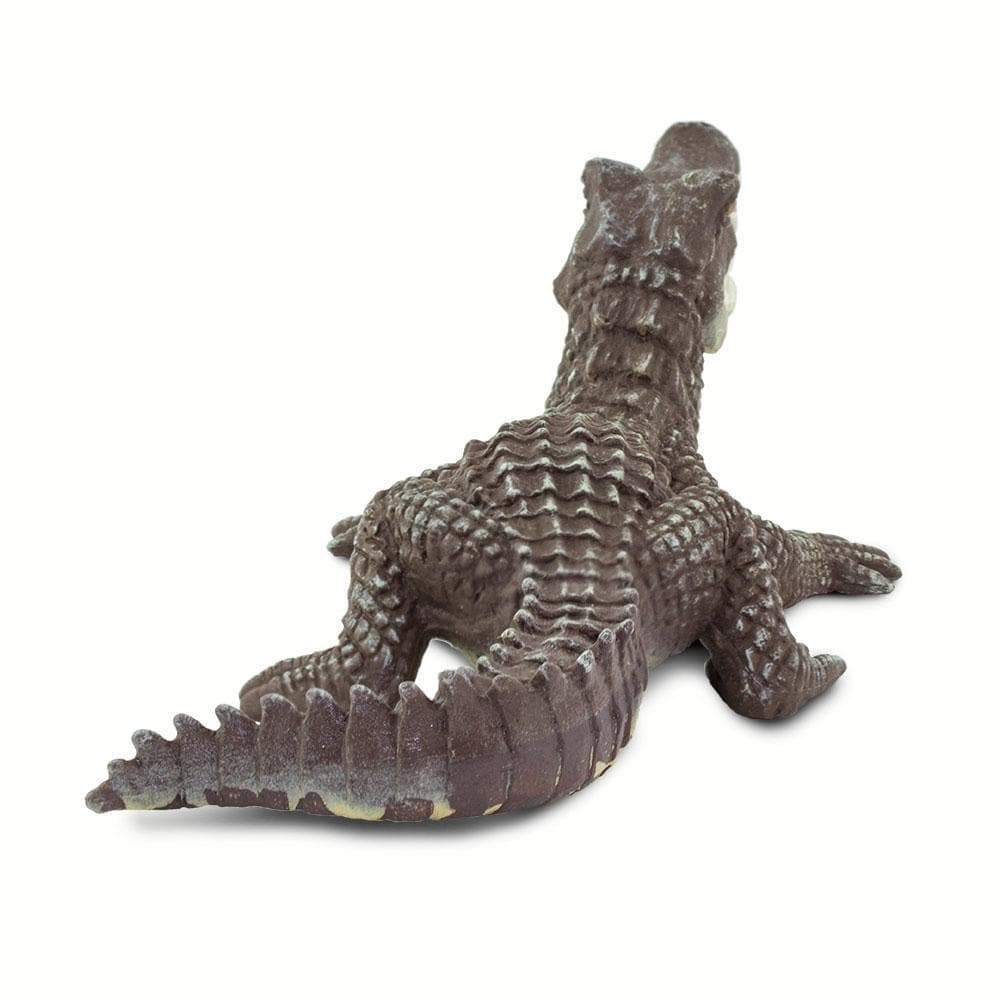 Figura Animales Caiman Pintado a Mano