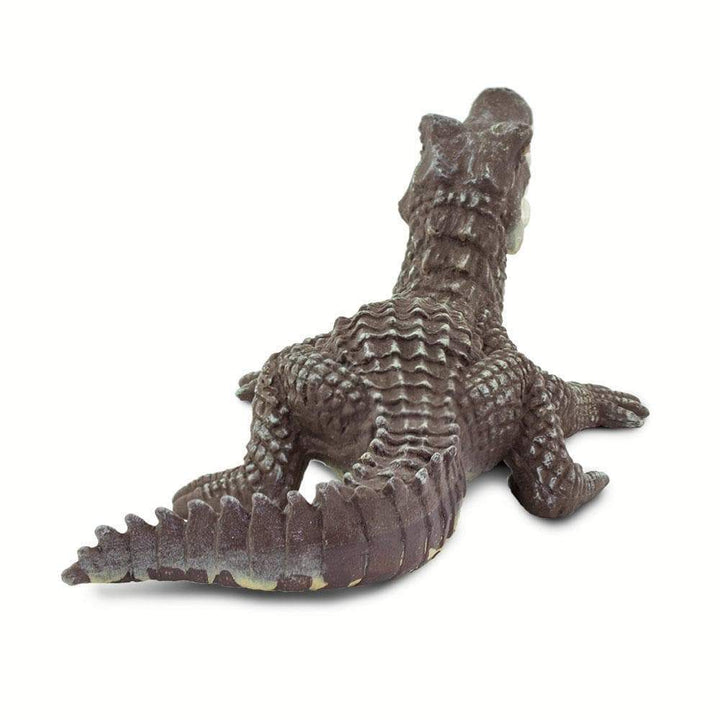 Figura Animales Caiman Pintado a Mano