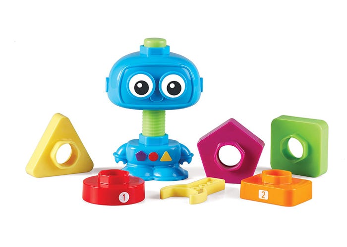 Juego Robot de juguete cuenta y construye Para Niños