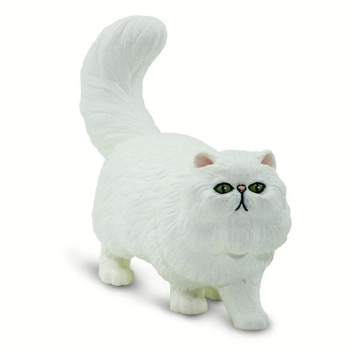 Figura Animales Gato Persa Pintado a Mano