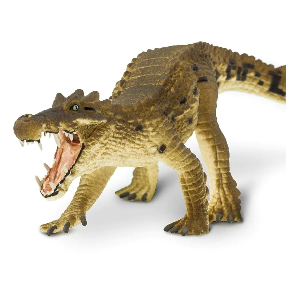 Figura Dinosaurios Kaprosuchus Pintado a Mano