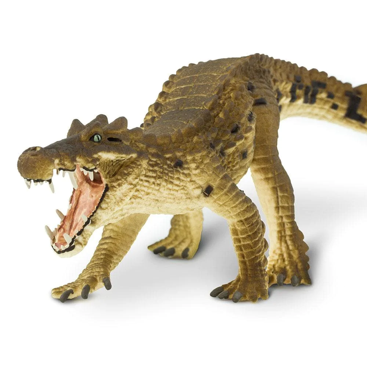 Figura Dinosaurios Kaprosuchus Pintado a Mano