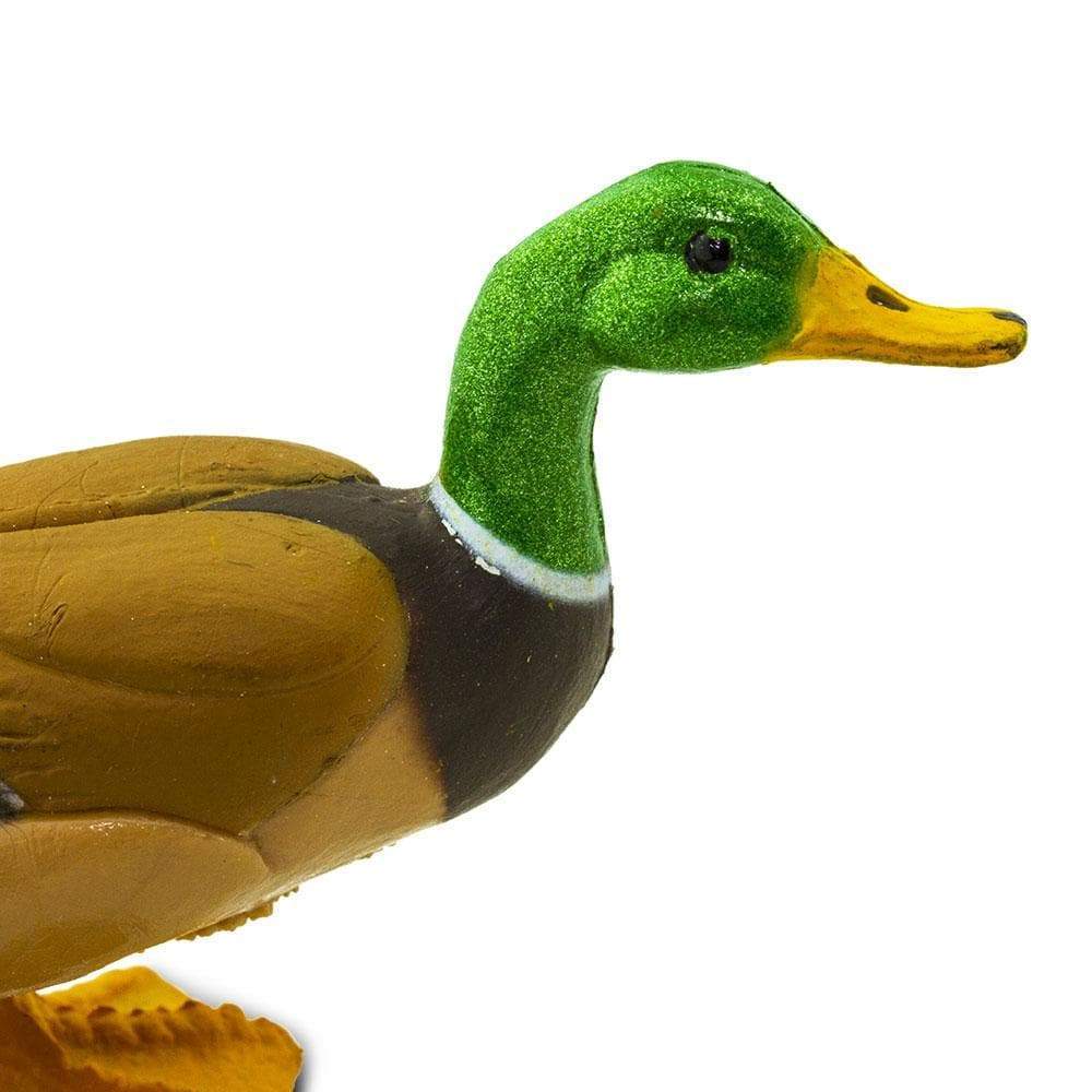Figura Animales Pato Silvestre Pintado a Mano