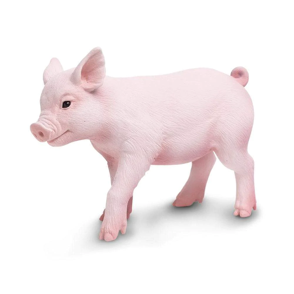 Figura Animales Cerdo Bebe Pintado a Mano