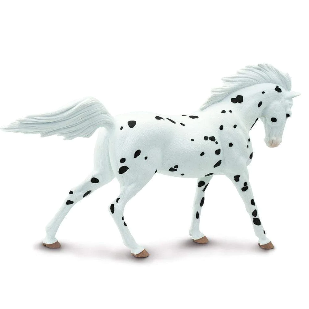Figura Animales Caballo Knabstrupper Pintado a Mano