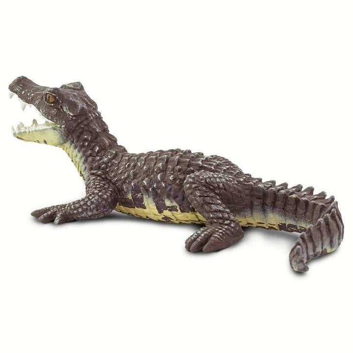 Figura Animales Caiman Pintado a Mano