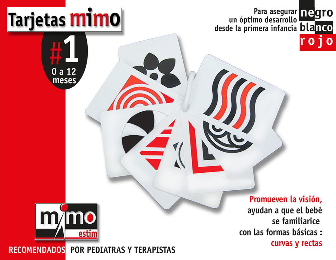 Tarjetas Sensoriales Mimo Bebe