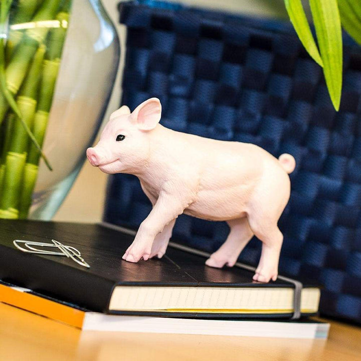 Figura Animales Cerdo Bebe Pintado a Mano