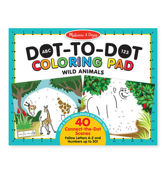 Cuaderno para unir puntos y colorear animales