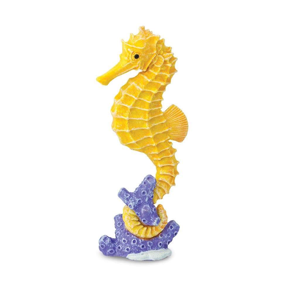 Figura Animales Caballo De Mar Pintado a Mano